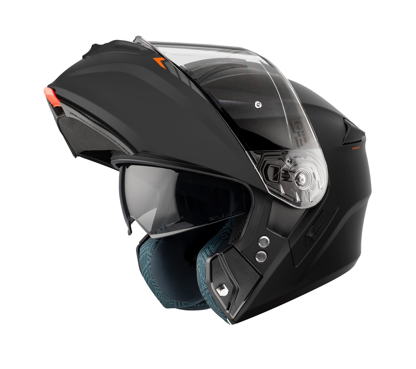 მოდულარი ჩაფხუტი AXXIS STORM SV S SOLID A1 MATT BLACK, ფოტო 1