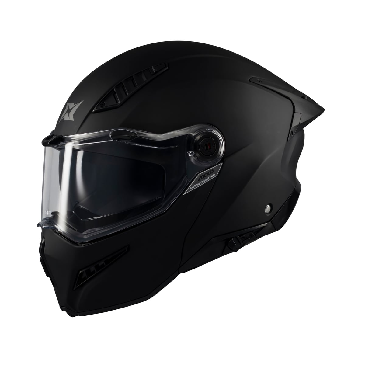 AXXIS მოდულარი ჩაფხუტი Ghostfighter SV SOLIDO A1 MATT BLACK, ფოტო 1