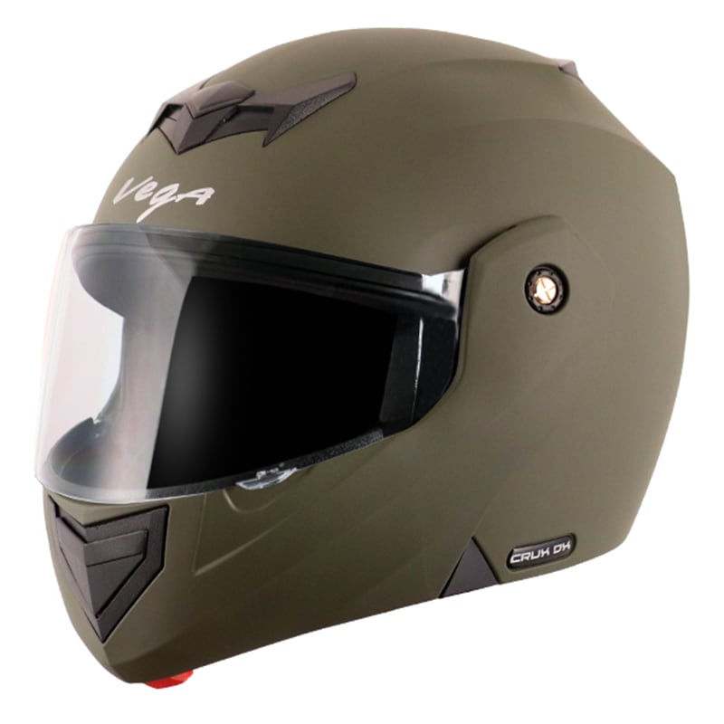 Vega მოდულარი ჩაფხუტი Crux Dx Dull Battle Green, ფოტო 1