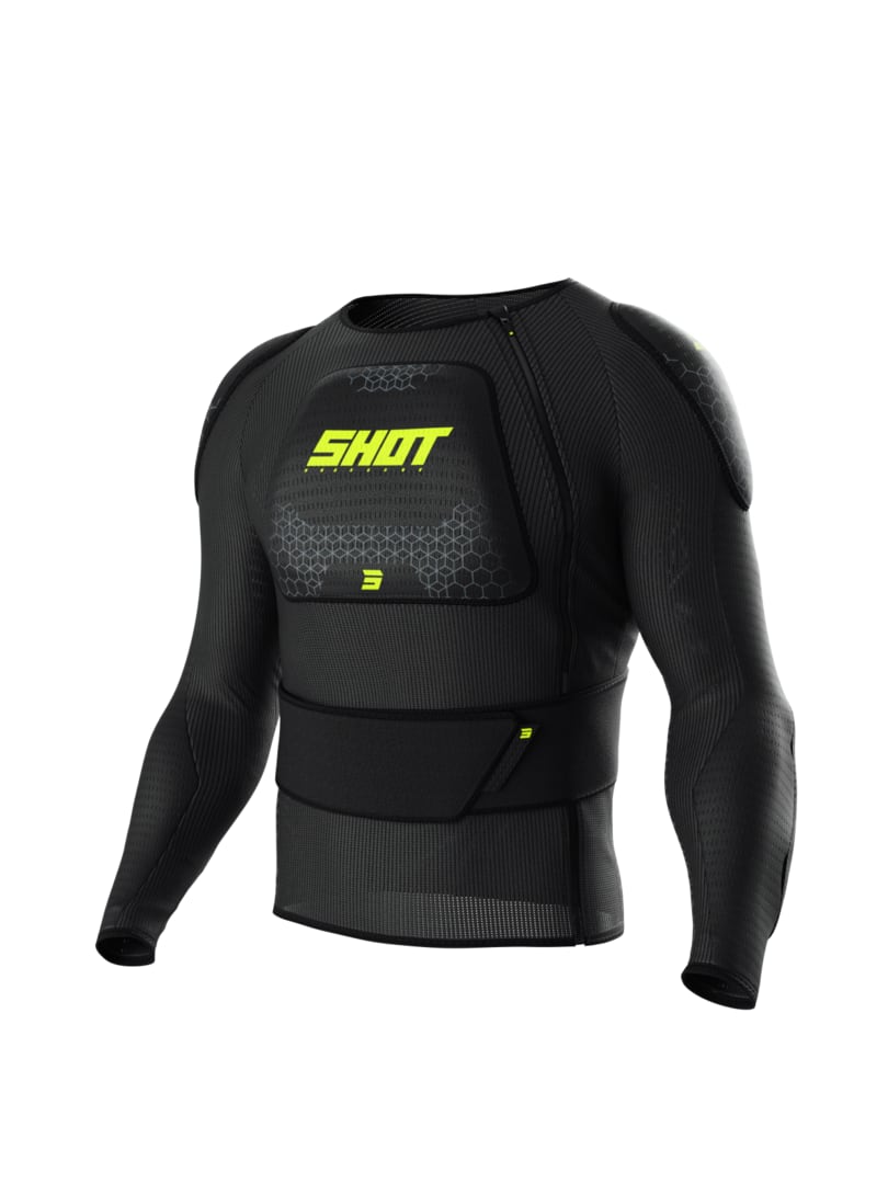 SHOT VEST AIRLIGHT BLACK_NEON_YELLOW, ფოტო 1