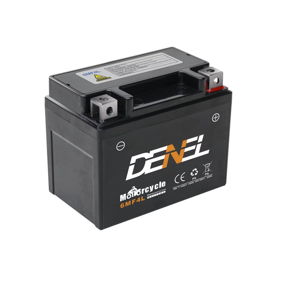 DENEL მოპედის აკუმულატორი GEL 4AH-12VOLT, ფოტო 1