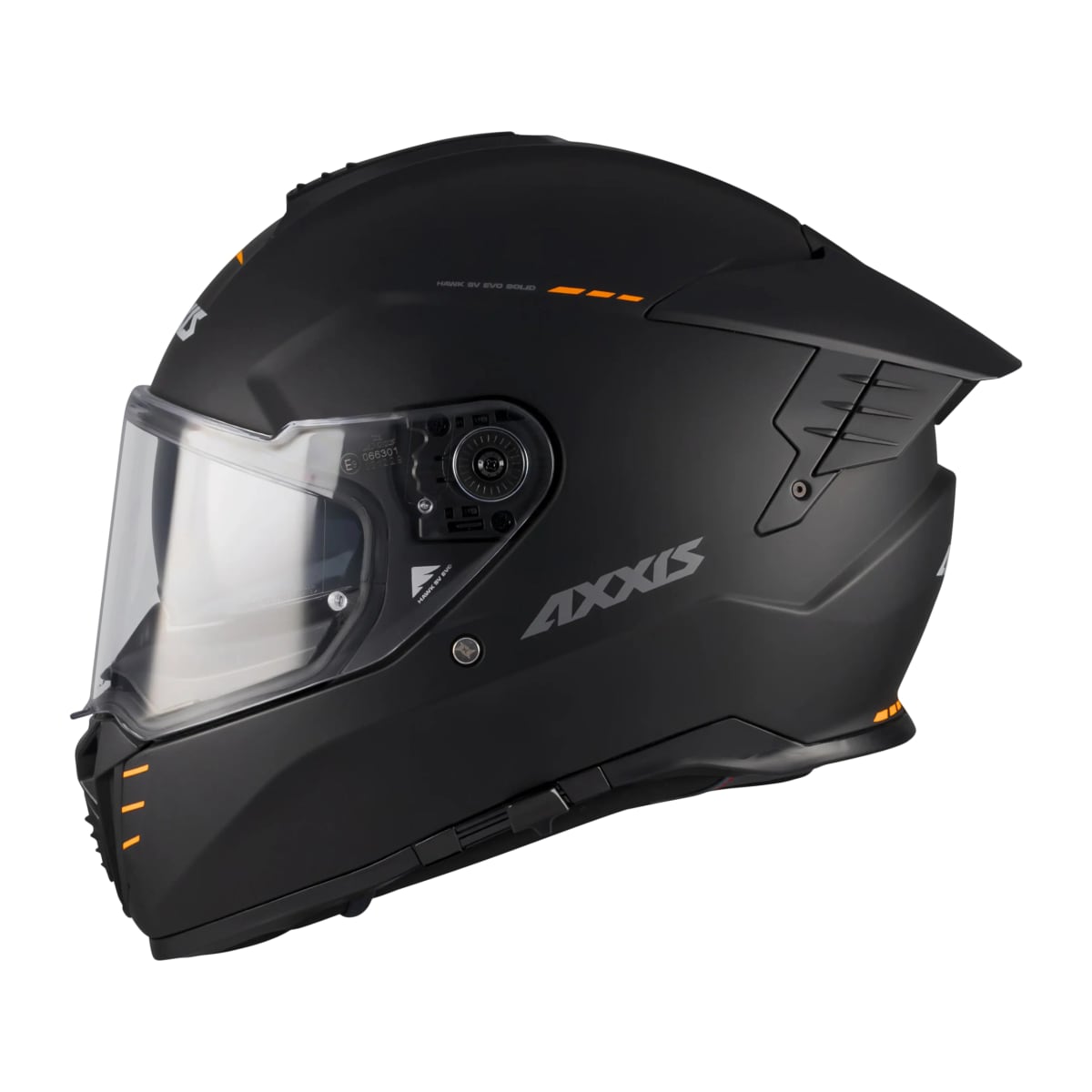 AXXIS დახურული ჩაფხუტი HAWK EVO SV MATT BLACK, ფოტო 1