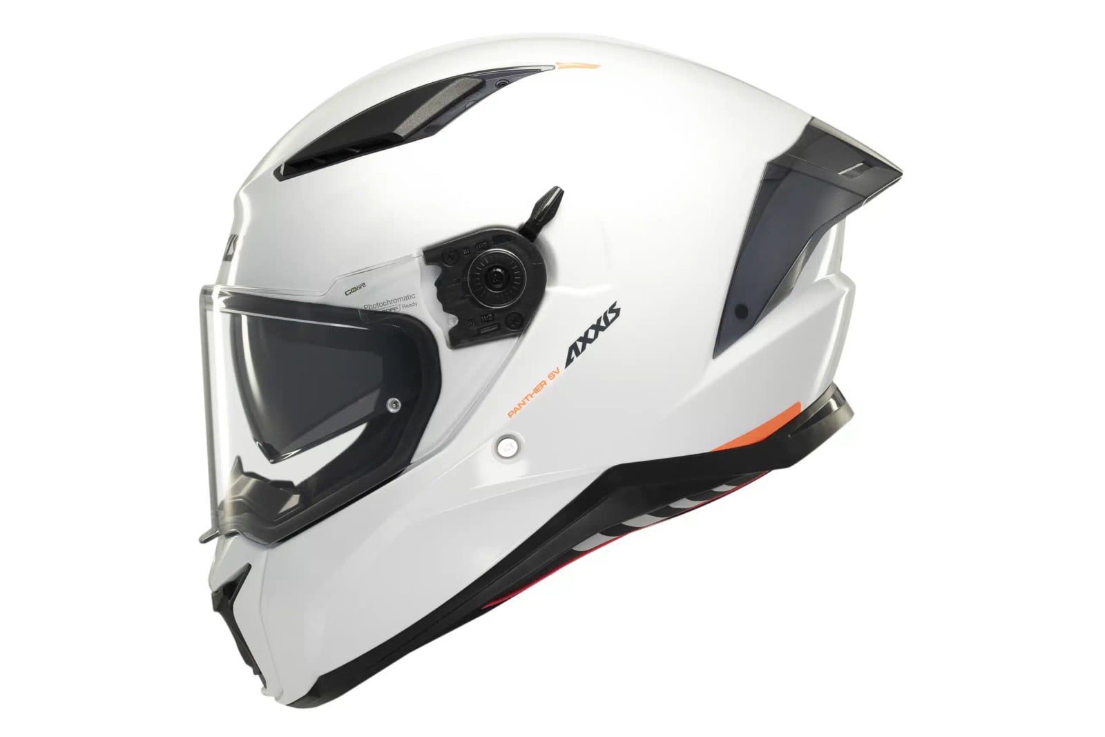 AXXIS დახურული ჩაფხუტი PANTHER SV A0 GLOSS WHITE, ფოტო 1