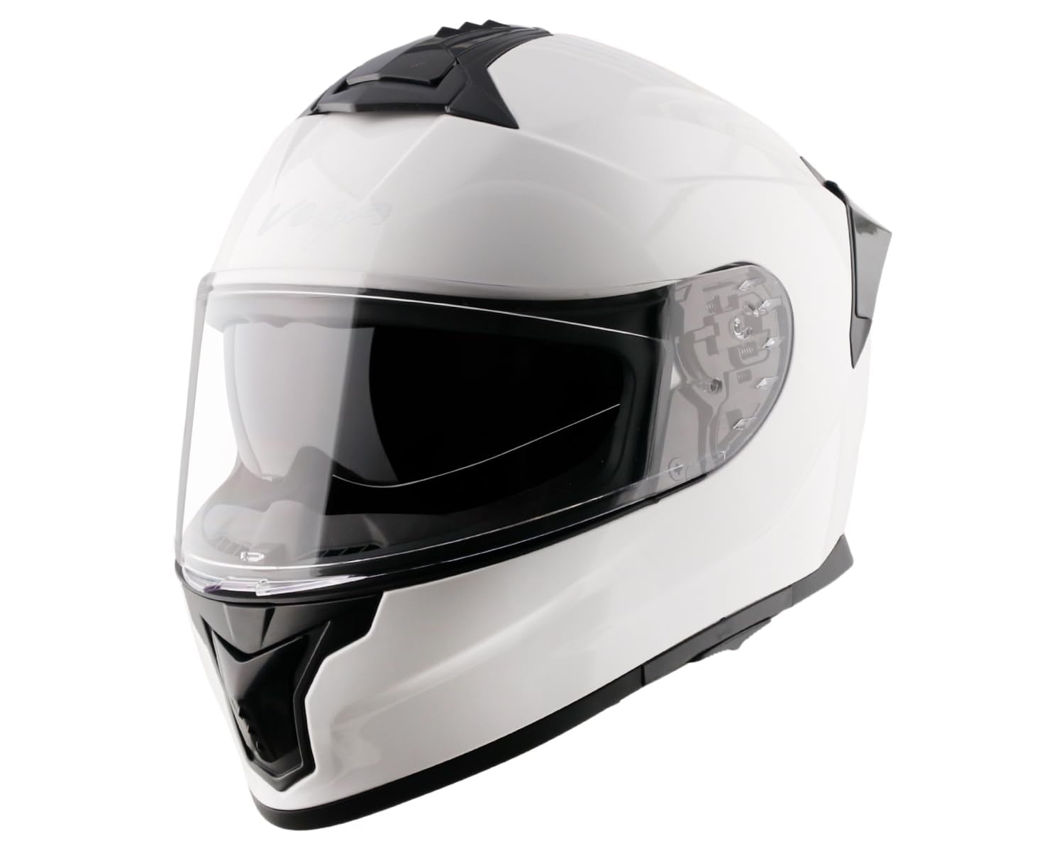 დახურული ჩაფხუტი VEGA ZAP WHITE GLOSS, ფოტო 1