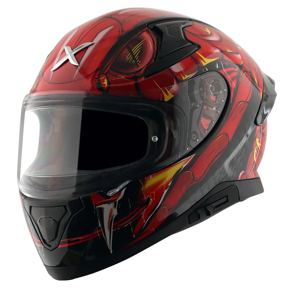AXOR APEX Venomous Black Red დახურული ჩაფხუტი, ფოტო 1