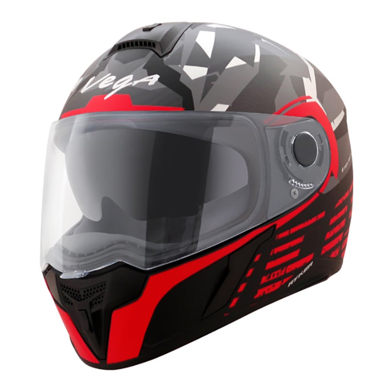 Vega დახურული ჩაფხუტი Ryker D/V Camo Dull Black Red, ფოტო 1